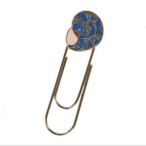 ✨🆕🔖SIMPLY SOUTHERN BOOKMARK PAPER CLIP, SWIRL SHELL🔖